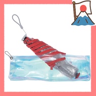 [Direct from Japan]
Estaa Transparent Vinyl Folding Umbrella Plain Piping 50cm 10248 Red