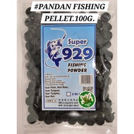 Super 929 Flavored Fishing Memancing Pellet Bait Umpan Serbuk Pancing for Fish 100g