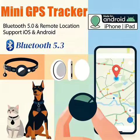 New Mini Gps Tracker System Smart Bluetooth Locator FindMy App Air Tag Child Finder Bag Anti-Loss Pe