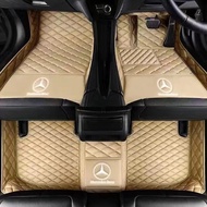 RHD Mercedes Benz  Car Carpet C-Class (W204) C180,C200,C63, (W205)C160,C180,C200,C63 Car Mat Car Carpet waterproof leather Right hand drive