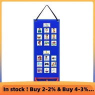 Visual Schedule for Kids Daily Routine Chart Calendar Pocket Felt Autism Learning Behavioral Tool fo