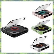 Portable CD Player Bluetooth SpeakerLED Screen Stereo Player Wall Mountable CD Music Player with FM