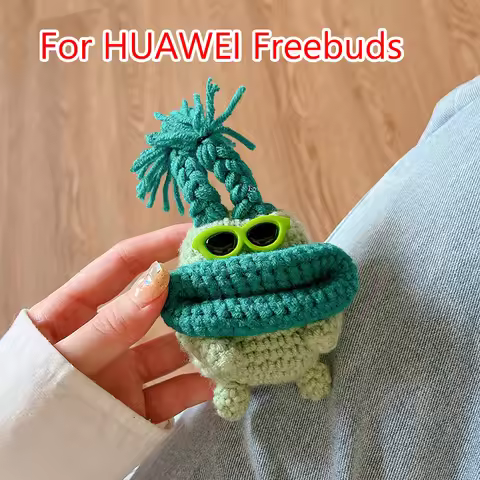 Spoof Fluffy Case for HUAWEI FreeBuds 4 4e 4i 5 5i 6i Cover for Free Buds Pro 2 3 4 Pro2 Pro3 Pro4 S