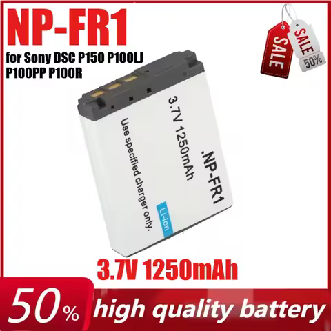 NP-FR1 Camera Battery for Sony DSC P150 P100LJ P100PP P100R P100S P100 P150 P120 T30 G1 V3 T50 F88 C