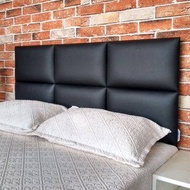 บุผนังกันกระแทก หนังPVCหุ้มฟองน้ำ ฐานไม้MDF หนาพิเศษ เบาะติดหัวเตียง wall pad วอลเปเปอร์3มิติ โฟมกันกระแทก บุหัวเตียง