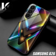HP Casing SAMSUNG A26 Softcase SAMSUNG A26 Case Glossy Casing Shiny Glass Protector Mobile Phone Acc