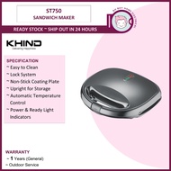 KHIND/MECK Sandwich Maker ST750/MST118