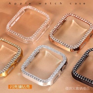 Apple watch 7th Generation Protective Case Diamond-row Diamond-encrusted Watch Case Protective Case 
