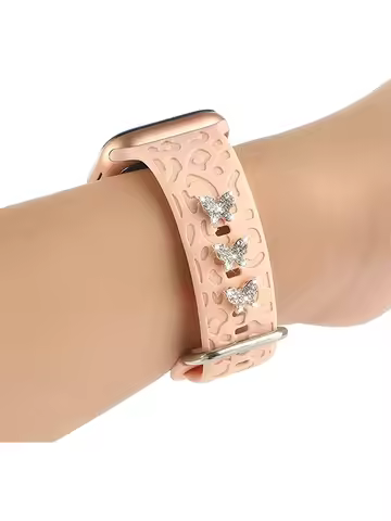 Charms Nails Studs for Apple watch Silicone Band 11/10/9/8/ultra/SE Bracelet Metal decoration Jewelr