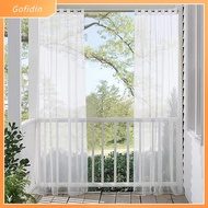 EWELLBE สีพื้น ผ้าม่านภายนอก ไม่ซึมน้ำ ผ้าม่านทูลล์ ใหม่ ผ้าม่านเพอร์โกลา ร่มกันแดดสำหรับความเป็นส่ว