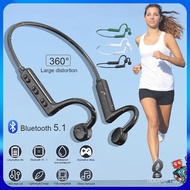 Bone Conduction Wireless Bluetooth Headones Sport TWS Bluetooth Neckband Headset Handsfree With Mic Hearing Aids Earones