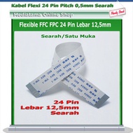 FFC FPC Flexible Cable 24 Pins 12.5mm Width Unidirectional/One Face