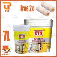 KTH Skylite Interior paint 300 Emulsion Paint READY STOCK CAT DALAMAN / KTH 400ml GP Thinner 457