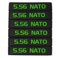 [LODGQ 6ชิ้นสายรัดสำหรับ5.56นิตยสาร45มม. 300 350ดับตำนาน458 224 VALKYRIE 22 LR 6.5 CREEDMOOR Magazin