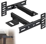 ruiru bro Headboard Brackets，Headboard Brackets for Adjustable Bed Base，Universal Headboard Brackets，Black Headboard Attachment Kit for Twin/King/Queen/Full Size Bed Frame