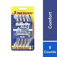 Gillette Blue3 Comfort Disposable Razors 8s