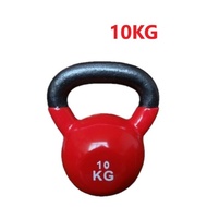 Kettlebells, Kettlebells with rubber-coated cast iron core, 10kg, 8kg, 6kg, abdominal exercises at h