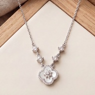 S999 Roselle Necklace Mother of Pearl - Silver