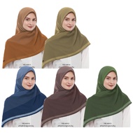NKA4 Tudung Bawal COTTON, CHIFFON, SATIN Bidang Besar Bidang 40, 45, 48, 50, 55, 60 NK ART HIJAB