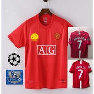 2007-2008 Manchester United home jersey.#RONALDO S-2XL
