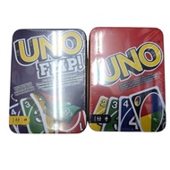 UNO กล่องเหล็ก อูโน่ FLIP และ กล่องแดง ไพ่อูโน่ การ์ดเกม เล่นได้หลายคน