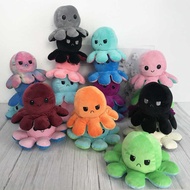 Flip octopus plush toys/ patung sotong reversible/ stuffed toys octopus/patung sotong