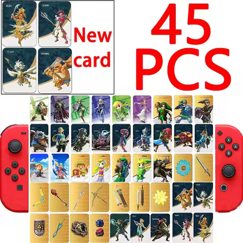 zelda Tears of the Kingdom Link Princess zelda Ganondorf zelda Breath of the Wild Amibo Card for Swi