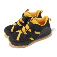 FILA Children's Air Cushion Basketball Shoes 3-B409Y-009 Black/Yellow|Green Firm
