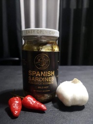 Ichiro's Spanish Sardines Plain Garlic in Corn Oil Mild Hot