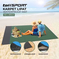 TaffSPORT Folding Mat Camping Picnic Waterproof Mat 140 x 200cm