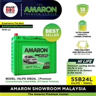 [Professional Replacement] 55B24L | NS60L | AMARON HILIFE Series | Almera Livina Wish Sienta | Car B