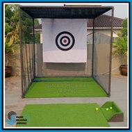 Golf Cage Driving Net 2mx2mx3m 1cm D15 Ply Hole Net