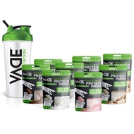 VADE Nutrition Dissolvable Protein Packs | Chocolate, Strawberry, Vanilla, Cappuccino & Shaker Bottl