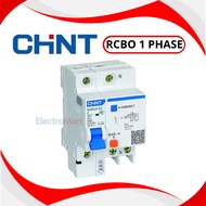 CHINT RCBO NXBLE-63 1P+N 6A 10A 16A 20A 25A 32A 40A 50A 63A (30mA) - Chint RCBO NXBLE-63 1P+N 6A-63A