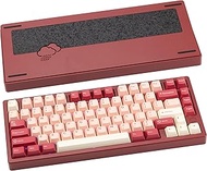WOBKEY Rainy 75 Aluminium Cocoa Switch Mechanical Keyboard with Superior Acoustics, Wired, BT, 2.4G 