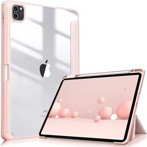 New Case For 2021 Apple 12.9-inch iPad Pro 2015 2017 2018 Case Apple Pencil Holder Support Wireless 