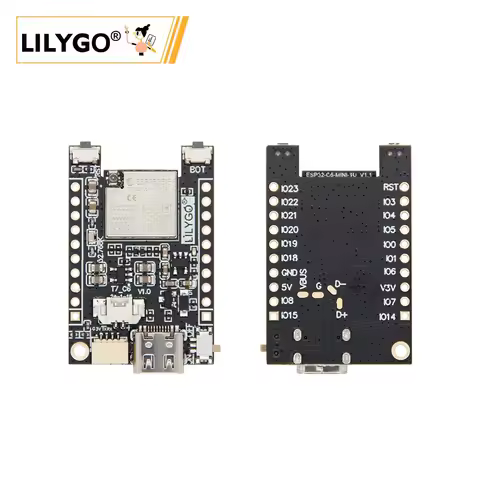 LILYGO® T7-C6 ESP32-C6-MINI-1 Modules With Charging Chip TP4065 Wireless Protocol WiFi ESP32-C6-MINI