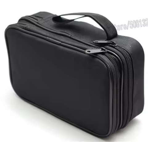 Double Layer Zipper Carrying Case Bag for Multimeters Use for UT61E UT139C 87V 15B 17B 18B 115 116 1