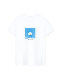 AIIZ (เอ ทู แซด) เสื้อยืดคอกลมผู้หญิง พิมพ์ลายกราฟิก Women’s Flower Graphic T-Shirts