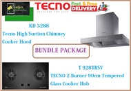 TECNO HOOD AND HOB BUNDLE PACKAGE FOR ( KD 3288 &amp; T 928TRSV ) / FREE EXPRESS DELIVERY