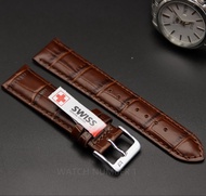 สายนาฬิกาหนังแท้ SWISS-270 + Spring Bar เย็บด้าย ล็อคแบบนาฬิกา Swiss แข็งแรง ทนทาน อย่างดี