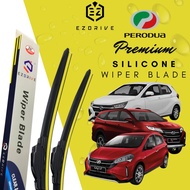 EZDRIVE Premium Silicone Soft Wiper Blade for car model Perodua MYVI AXIA ALZA BEZZA ATIVA ARUZ
