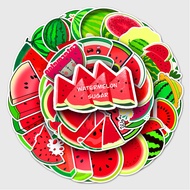 50pcs Watermelon Non-Repetitive Stationery Box Stickers Waterproof Stickers Luggage Stickers Phone Case Stickers Handbook Stickers Water Bottle Stickers Guitar Stickers Graffiti Stickers