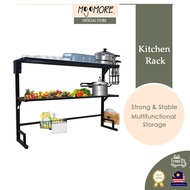 Mojomore Stainless Steel Rak Pinggan Dish Rack Rak Dapur Rak Sinki Dapur Sink Dish Drainer Storage R