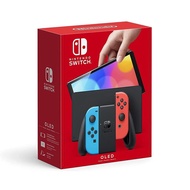 【10週年慶10%回饋】Nintendo Switch 任天堂 （OLED款式）電光藍/電光紅
