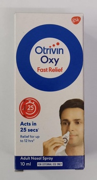 6 x Otrivin Adult Nasal Spray Clears Blocked Noses Fast Long Lasting Moisturi