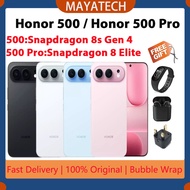 Honor 500 6.55'' Snapdragon 8s Gen 4/Honor 500 Pro Snapdragon 8 Elite AMOLED 120Hz 8000mah 80W wired