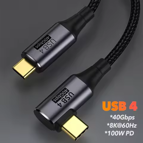 USB4.0 Thunderbolt 3 4 USB C to Type C Cable 40Gbps 8K@60Hz 4K@120 PD 100W Fast Charging Type-C Cabl