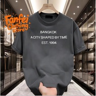 COD 24 Hours Delivery Fanfei Men's T-Shirt BANGKOK A CITY SHAPED BY TIME EST. 1994 Streetwear Fashio