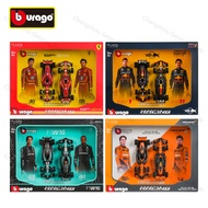 Bburago 1:43 2024 Ferrari SF24 Mclaren MCL38 RedBull RB20 M-B W15 F1 Formula Car Die Cast Vehicles C